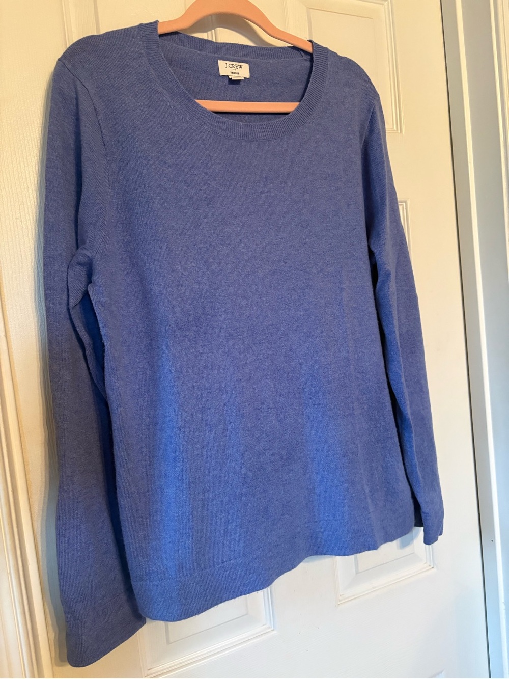 J. Crew Periwinkle Teddie Crewneck Sweater